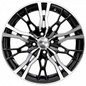 Диск литой Alfa4 16х6.5 PCD4x100 ET52 DIA54.1 BKF SH658 AWHEELS