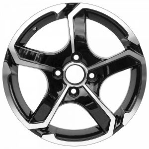 Диск литой Alfa5 15х6 PCD4x100 ET48 DIA54.1 BKF SH665 AWHEELS